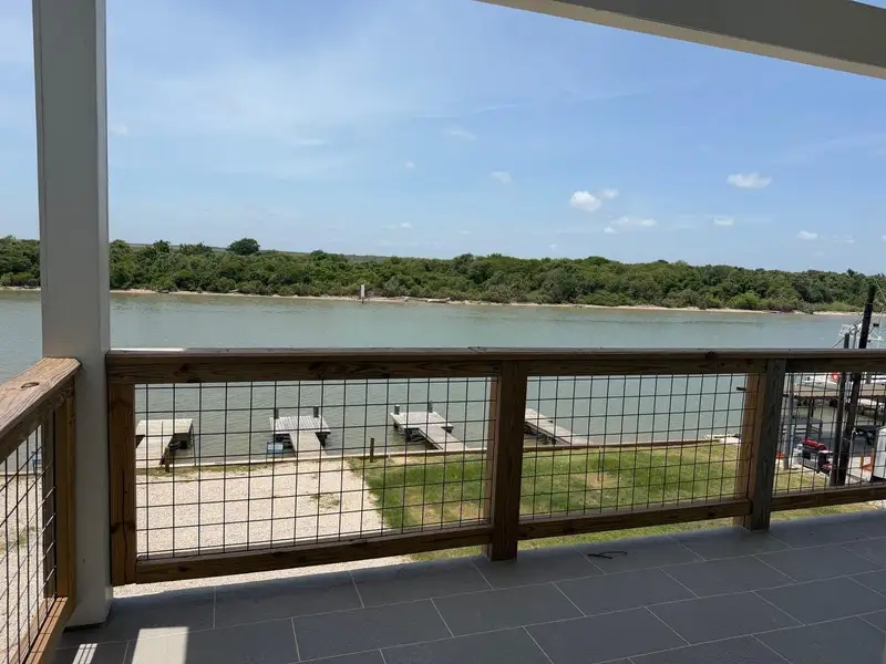 View across the Colorado River where you can enjoy fabulous sunsets. Main floor/2nd Floor