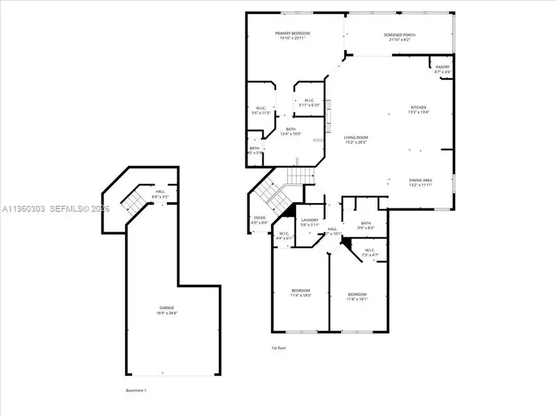 2D floor plan layout of this home in , Naples, FL (Image 4).