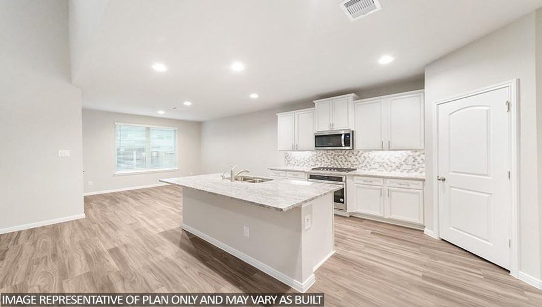 Furnished interior view inside a new home in River Ranch Estates, Dayton (Image 4).