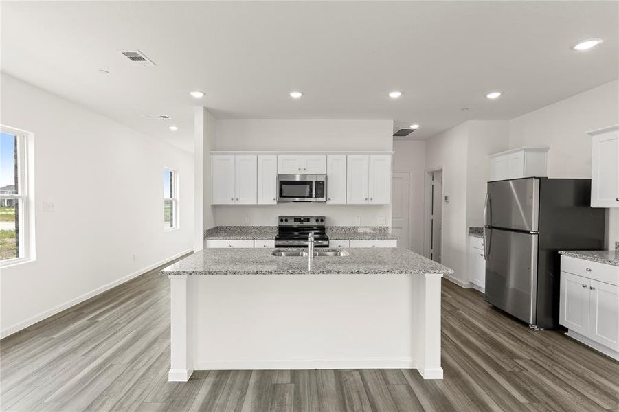 Furnished interior view inside a new home in Coyote Meadows, Anna (Image 9). Furnished interior view inside a new home in Coyote Meadows, Anna (Image 9).
