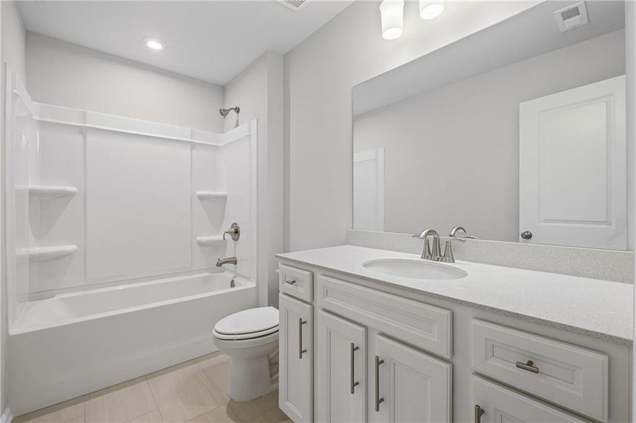 Furnished interior view inside a new home in Adler Springs, Powder Springs (Image 6). Furnished interior view inside a new home in Adler Springs, Powder Springs (Image 6).