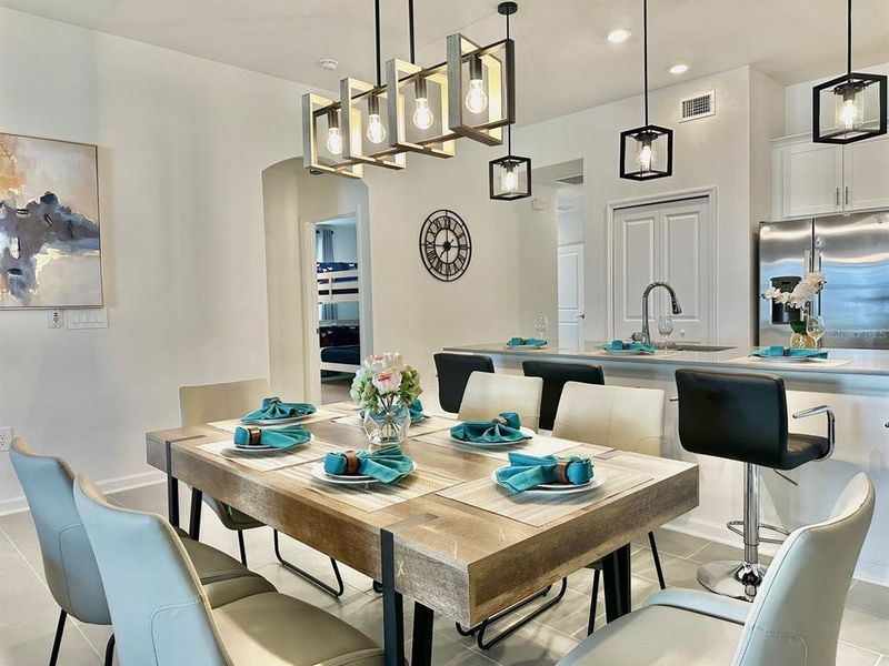 Furnished interior view inside a new home in , Davenport (Image 3).