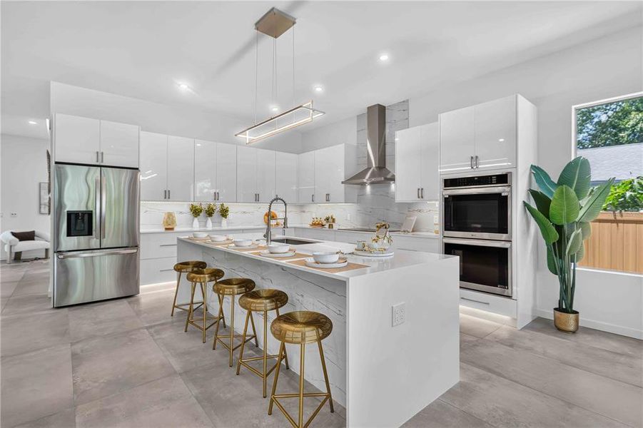 Furnished interior view inside a new home in , Sarasota (Image 16).