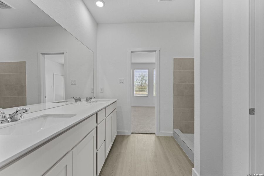 Furnished interior view inside a new home in Hightop Ridge, Converse (Image 8).