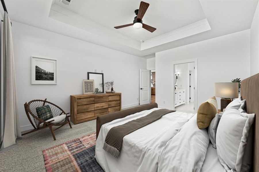 Furnished interior view inside a new home in Creekshaw, Royse City (Image 5). Furnished interior view inside a new home in Creekshaw, Royse City (Image 5).