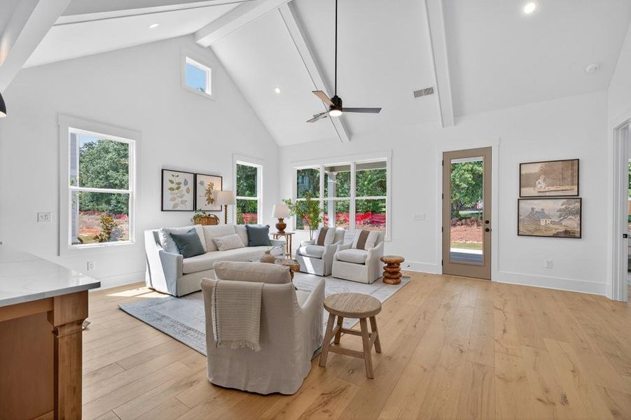 Furnished interior view inside a new home in Livingstone Park, Kennesaw (Image 31).