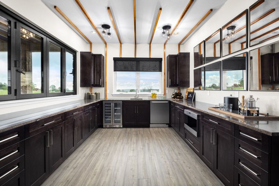 Representative furnished interior of a home built from the Residence 1 by Trumark Homes in The Summit at Castle Pines, Castle Pines (Image 27).