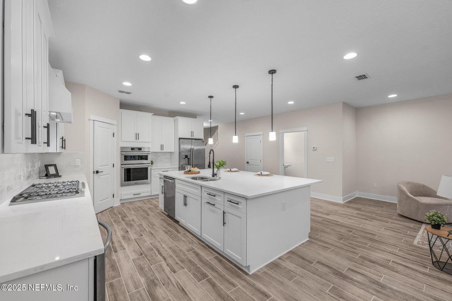 Furnished interior view inside a new home in , Jacksonville (Image 16). Furnished interior view inside a new home in , Jacksonville (Image 16).