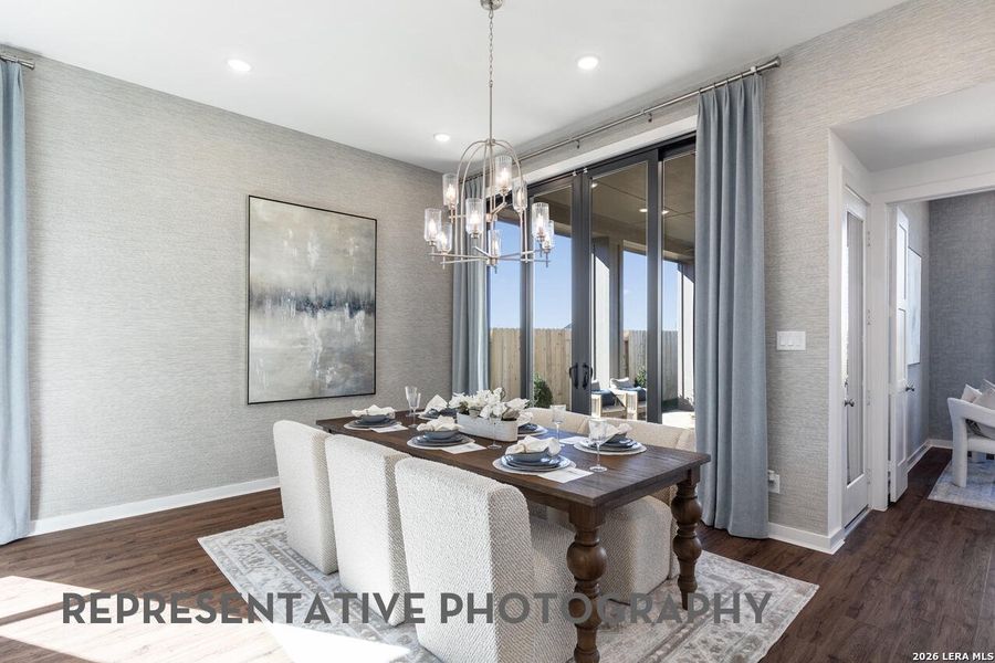 Furnished interior view inside a new home in Mayfair, New Braunfels (Image 42).