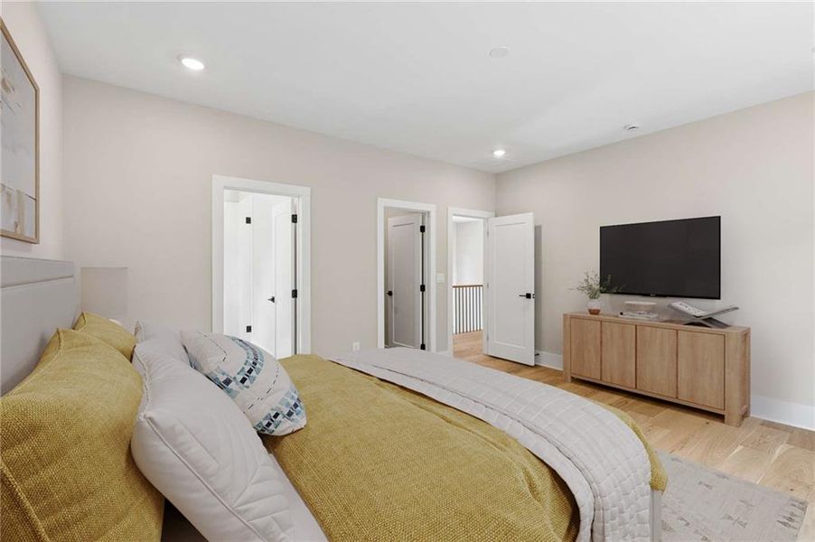 Furnished interior view inside a new home in , Atlanta (Image 43). Furnished interior view inside a new home in , Atlanta (Image 43).