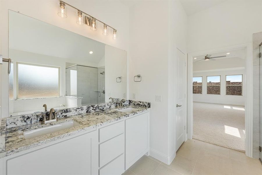 Furnished interior view inside a new home in Hunters Ridge, Crowley (Image 9). Furnished interior view inside a new home in Hunters Ridge, Crowley (Image 9).