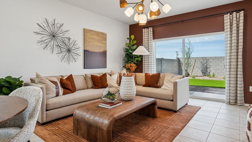 Furnished interior view inside a new home in Radiance at Superstition Vistas, Apache Junction (Image 11).