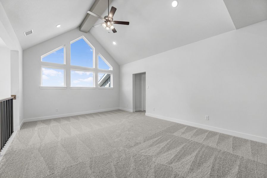 Spacious, unfurnished interior of a new home in Austin Point, Richmond (Image 15). Spacious, unfurnished interior of a new home in Austin Point, Richmond (Image 15).