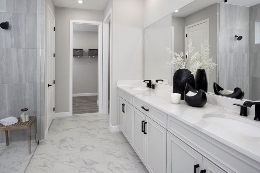 Representative furnished interior of a home built from the Dahlia by Mattamy Homes in Tradition, Port St. Lucie (Image 11).