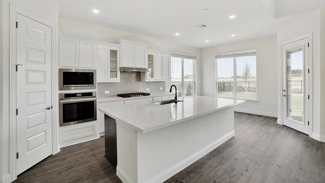 Representative furnished interior of a home built from the Dartmouth by DRB Homes in Brookewater, Rosenberg (Image 5).