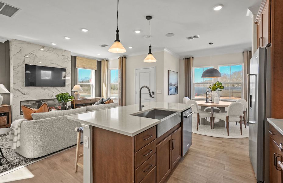 Furnished interior view inside a new home in Riverstone, Monroe (Image 15).