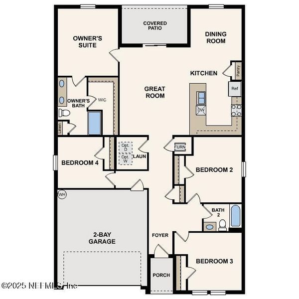 2D floor plan layout of this home in River Hill, Welaka, FL (Image 2). 2D floor plan layout of this home in River Hill, Welaka, FL (Image 2).