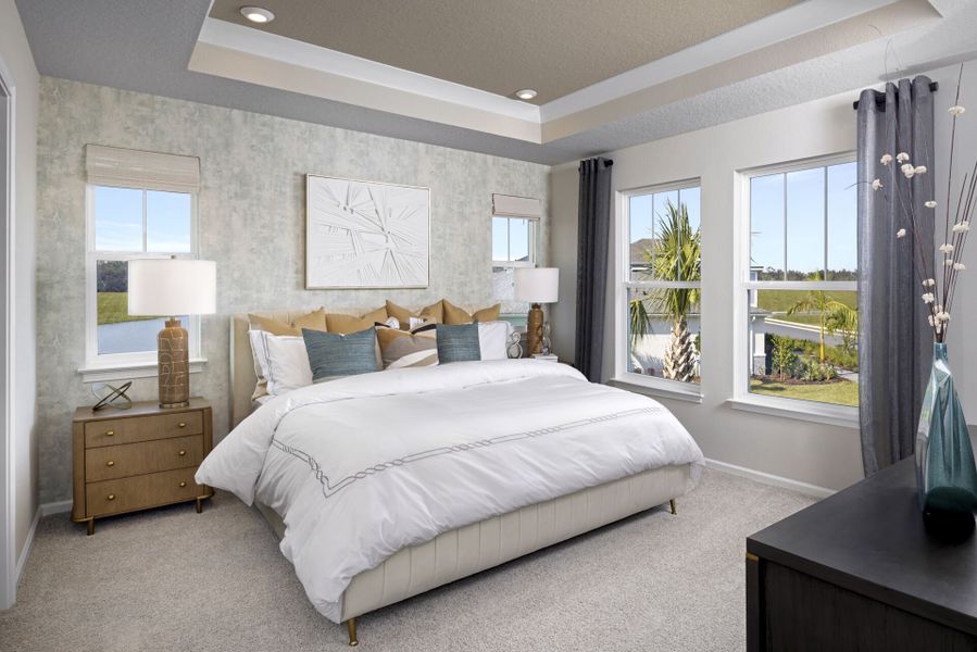 Representative furnished interior of a home built from the Seastone by Mattamy Homes in Crosswind Ranch, Parrish (Image 14).