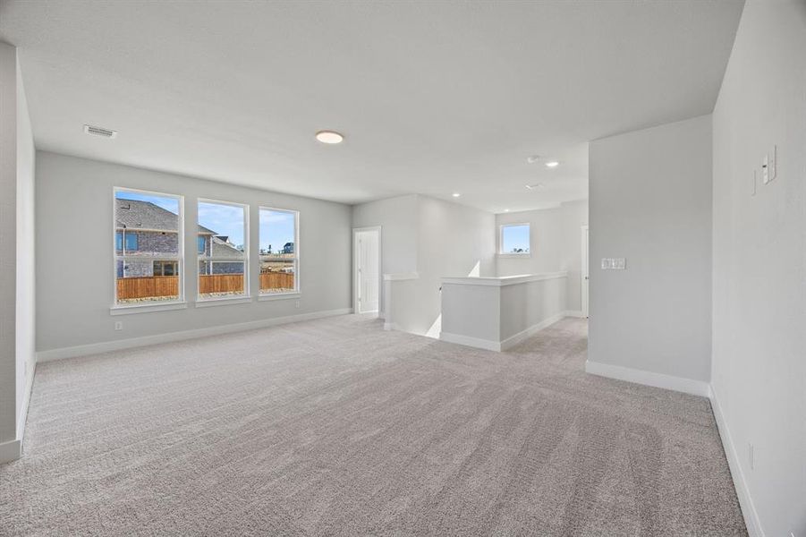 Spacious, unfurnished interior of a new home in The Heights at Uptown Celina, Celina (Image 31). Spacious, unfurnished interior of a new home in The Heights at Uptown Celina, Celina (Image 31).