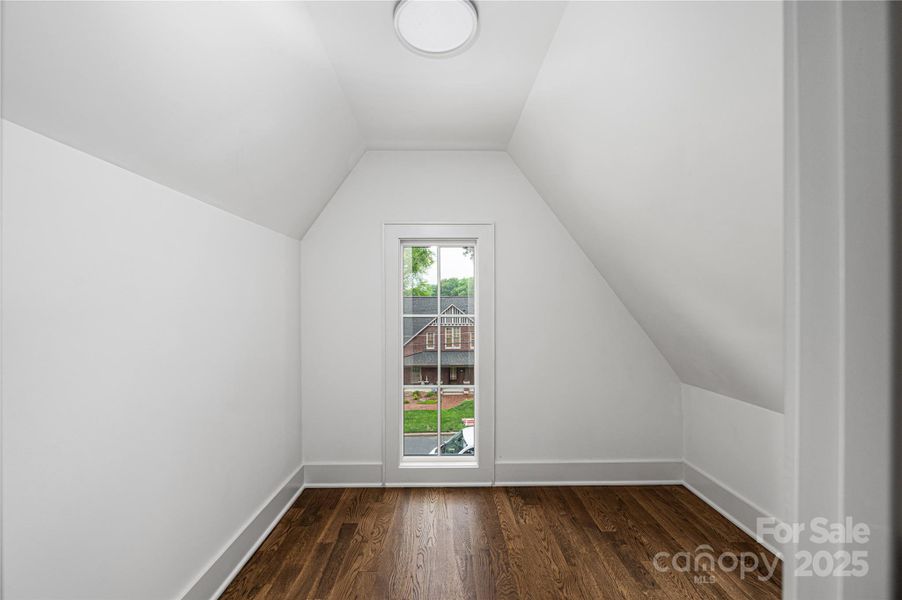 Finished storage space