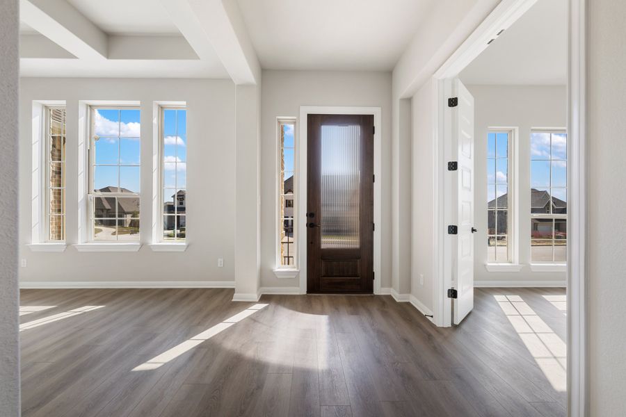 Representative unfurnished interior of a home built from the Maxwell by Ashton Woods in The Estates at La Cima, San Marcos (Image 19). Representative unfurnished interior of a home built from the Maxwell by Ashton Woods in The Estates at La Cima, San Marcos (Image 19).