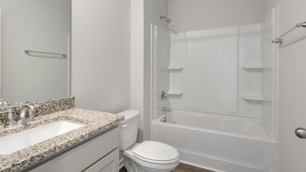 Furnished interior view inside a new home in Indigo Preserve, Leland (Image 12).