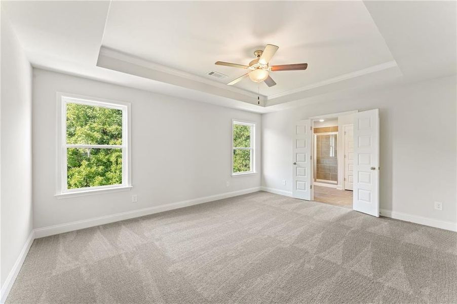 Spacious, unfurnished interior of a new home in Clark Farms, Flowery Branch (Image 26).