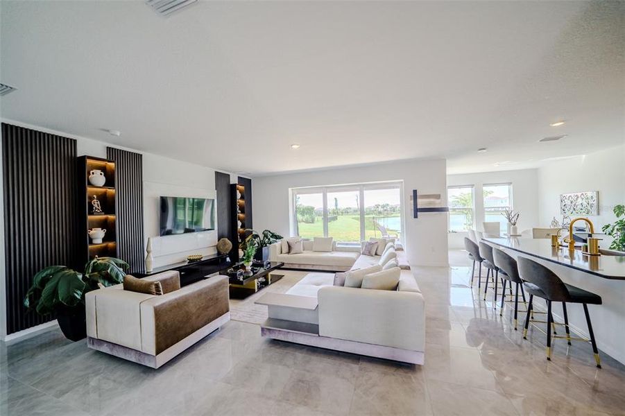 Furnished interior view inside a new home in , Sarasota (Image 31). Furnished interior view inside a new home in , Sarasota (Image 31).
