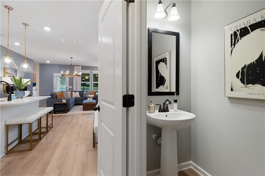 Furnished interior view inside a new home in Abbotts Crossing, Conyers (Image 6).