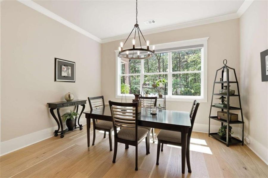 Furnished interior view inside a new home in , Clarkesville (Image 46).