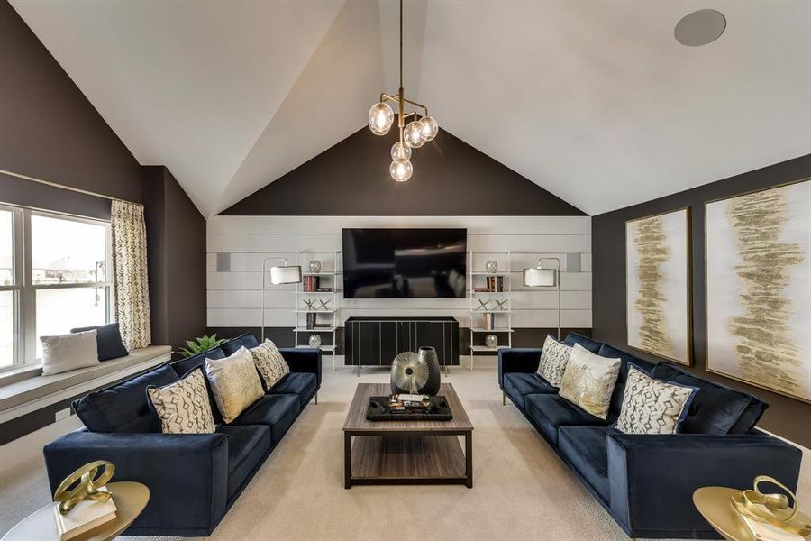 Furnished interior view inside a new home in Buffalo Ridge, Celina (Image 11). Furnished interior view inside a new home in Buffalo Ridge, Celina (Image 11).