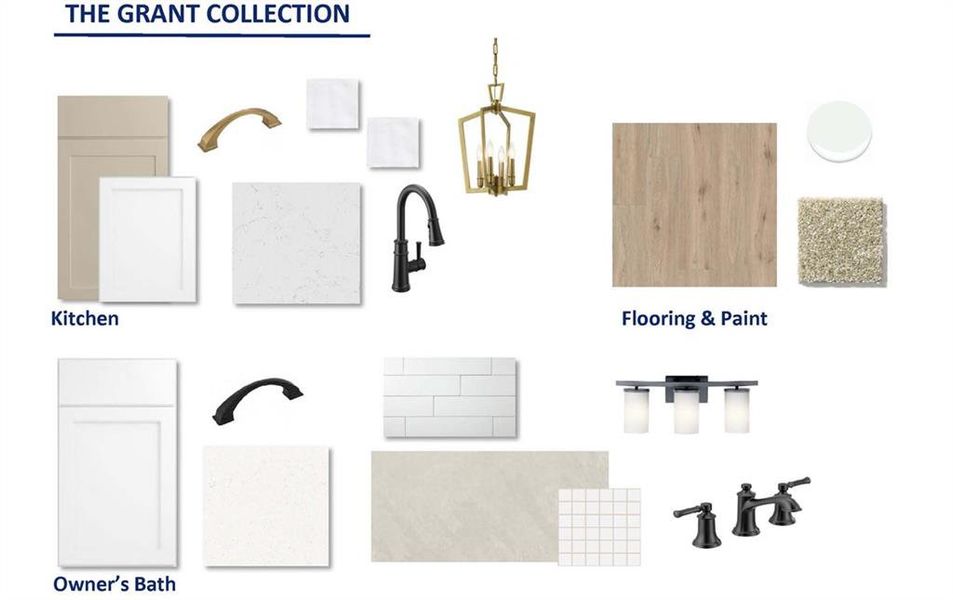 Sample of building materials used in homes in Maple Grove at Towne Lake, Woodstock (Image 3). Sample of building materials used in homes in Maple Grove at Towne Lake, Woodstock (Image 3).