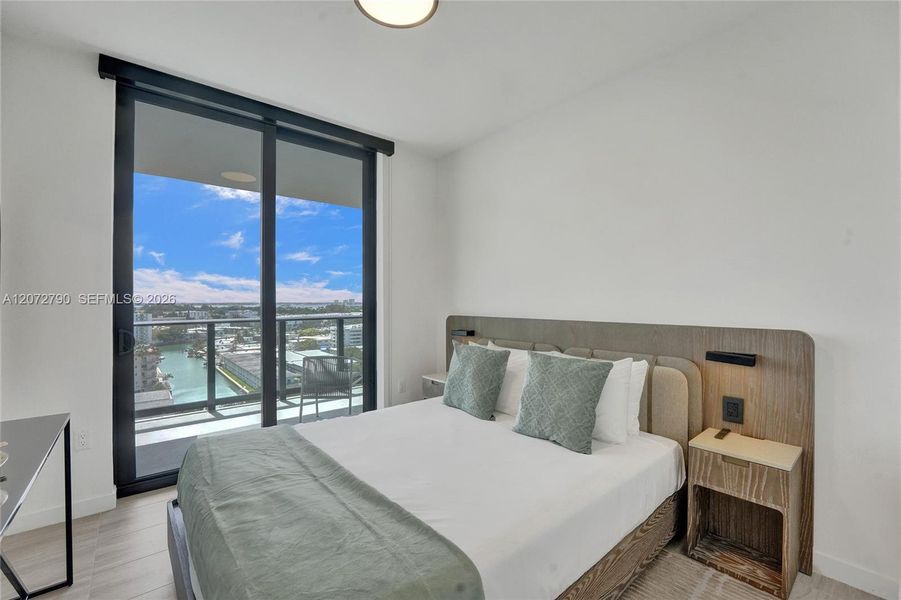 Furnished interior view inside a new home in , Miami Beach (Image 9).