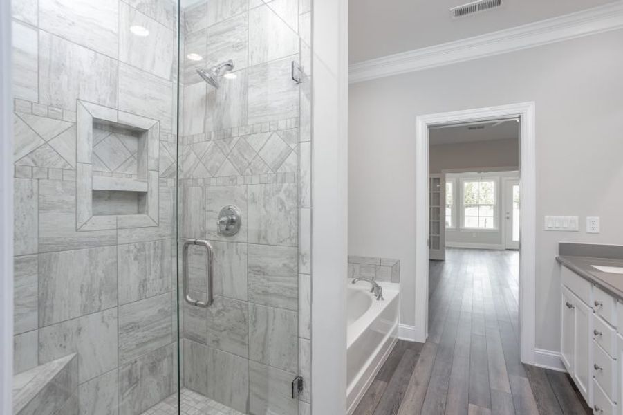 Furnished interior view inside a new home in Northborough, Colfax (Image 8).