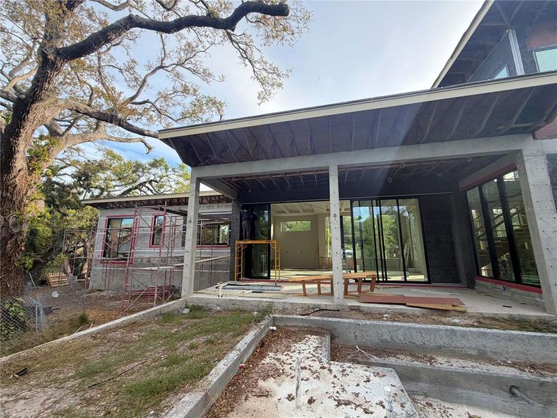 In-progress construction of a new home in , Sarasota, FL (Image 8).