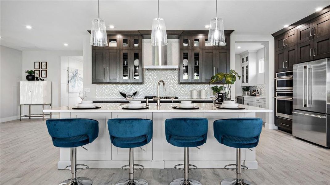 Furnished interior view inside a new home in Cresswind at Lake Harris, Tavares (Image 17).