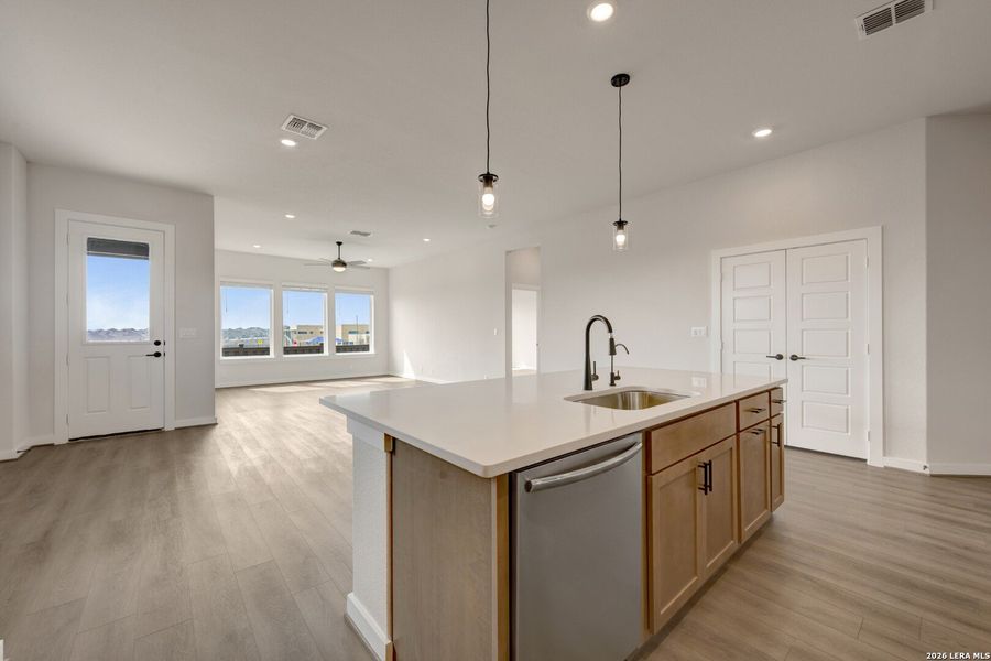 Furnished interior view inside a new home in , New Braunfels (Image 10). Furnished interior view inside a new home in , New Braunfels (Image 10).