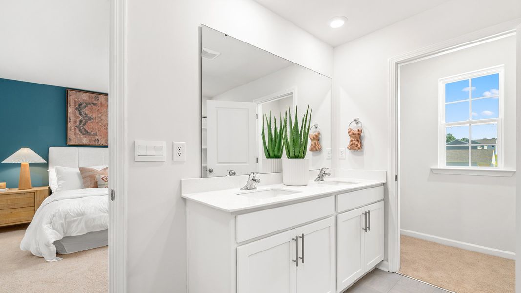 Furnished interior view inside a new home in Forest Creek, Winston-Salem (Image 21). Furnished interior view inside a new home in Forest Creek, Winston-Salem (Image 21).