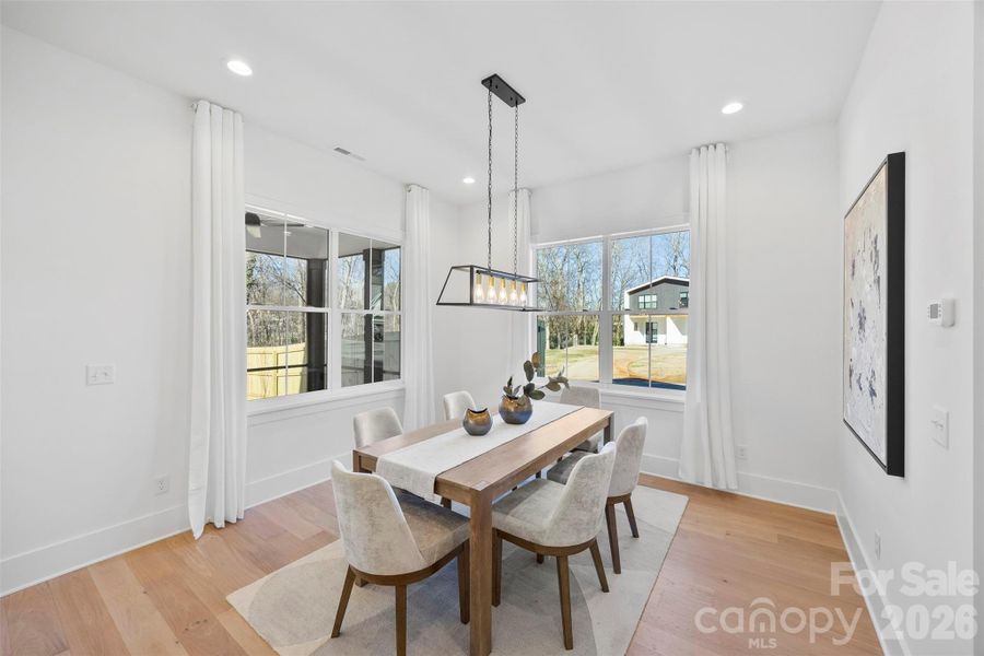 Furnished interior view inside a new home in , Charlotte (Image 16).