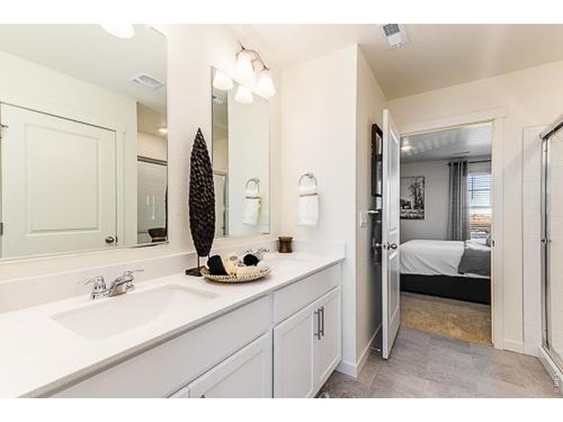 Furnished interior view inside a new home in Prairie Song, Windsor (Image 18).