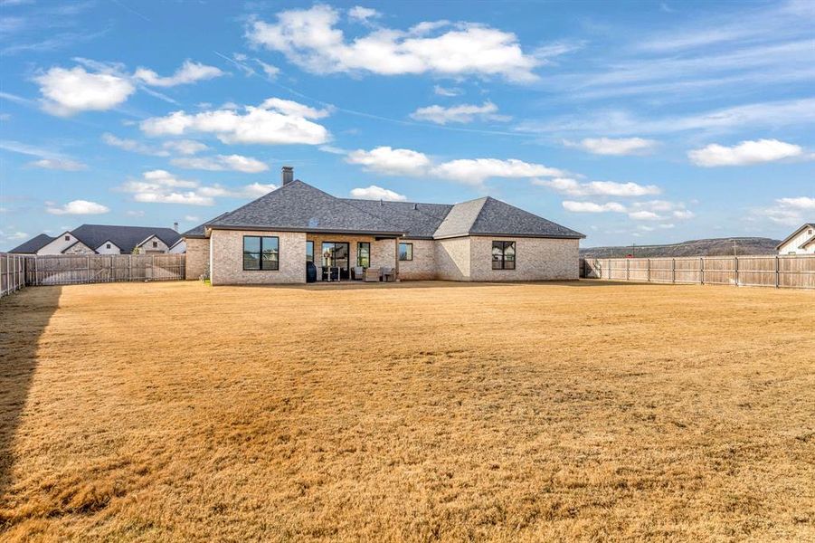 Exterior details and patio area of a home in , Abilene (Image 24).