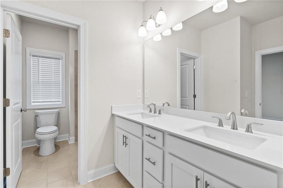 Furnished interior view inside a new home in Palisades, Cumming (Image 9).