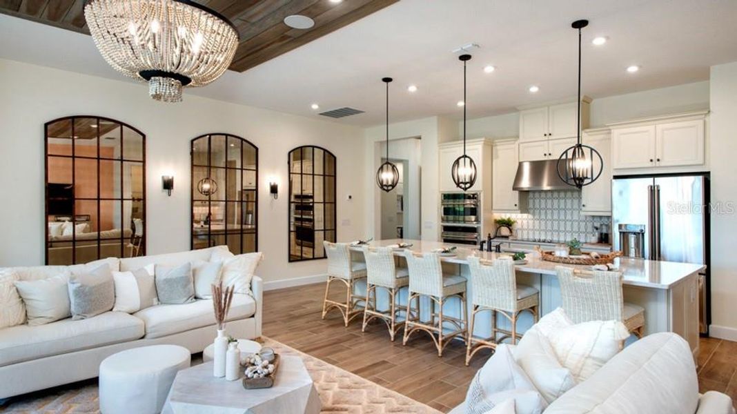Furnished interior view inside a new home in Westview Community Group Page, Kissimmee (Image 10).