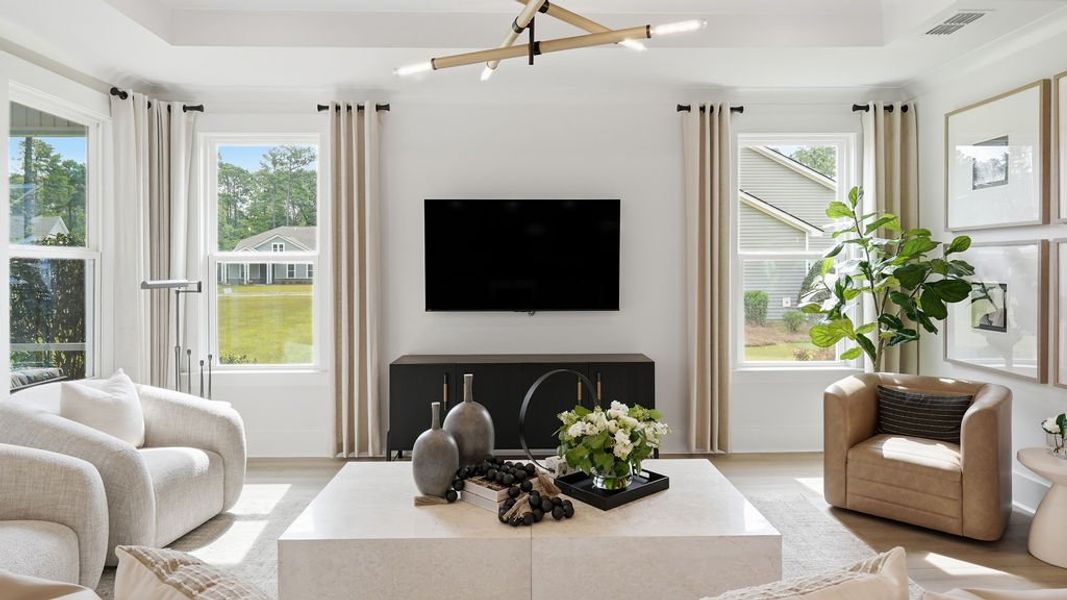 Representative furnished interior of a home built from the Mystique by Pulte Homes in Oakleaf Chase, Blythewood (Image 31).