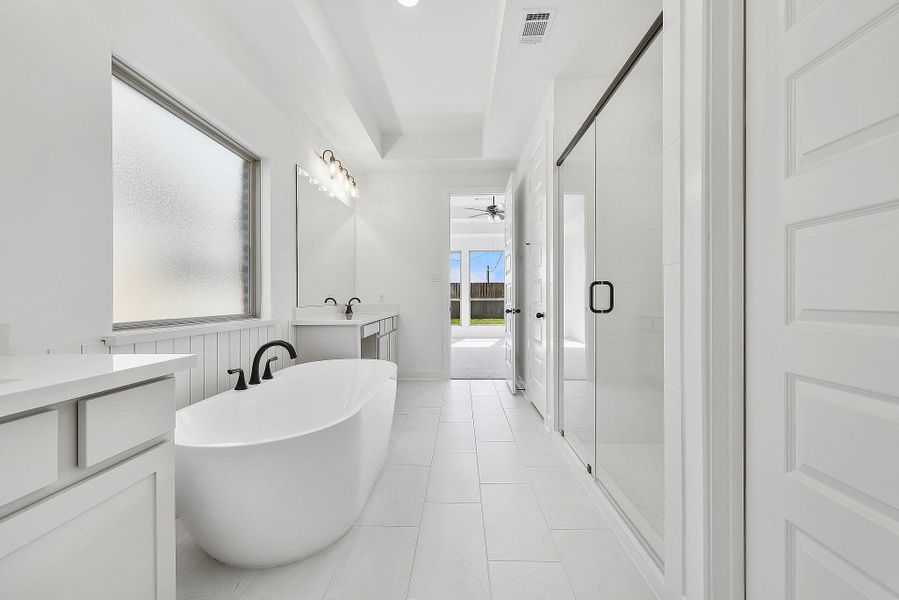 Representative furnished interior of a home built from the The Fairfax III by Westin Homes in The Trails, New Caney (Image 7).