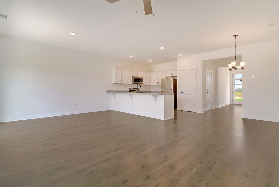 Representative unfurnished interior of a home built from the Ivey by Hunter Quinn Homes in Westgate Village Townes, Spartanburg (Image 28). Representative unfurnished interior of a home built from the Ivey by Hunter Quinn Homes in Westgate Village Townes, Spartanburg (Image 28).