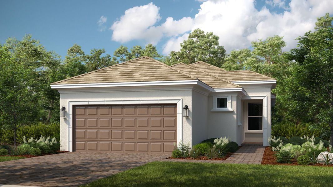 Front exterior of a home in the Esplanade at Starling community, located in Punta Gorda, FL (Image 13).