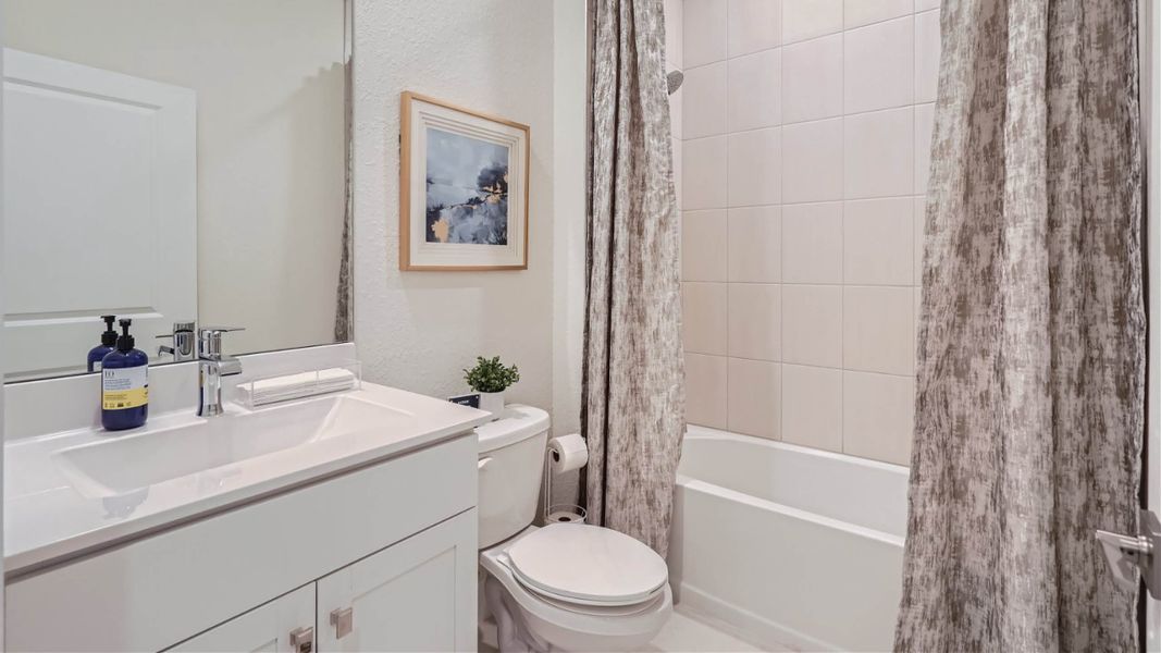 Furnished interior view inside a new home in Mockingbird Reserve at Winding Oaks, Ocala (Image 9).