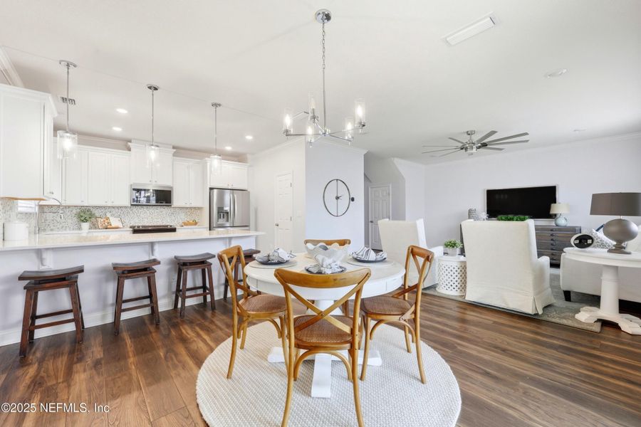 Furnished interior view inside a new home in , St. Augustine (Image 32).