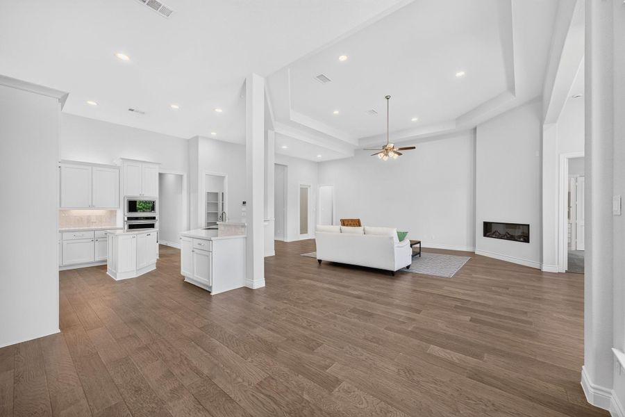 Spacious, unfurnished interior of a new home in Audubon 60′, Magnolia (Image 45).
